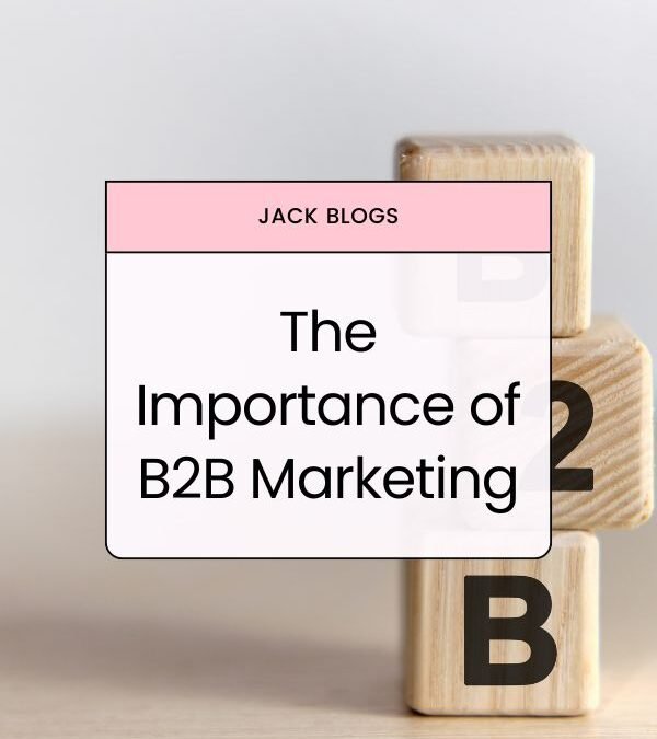 The importance of b2b marketing as a business